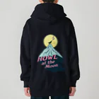 LONESOME TYPE ススの🌕月に吠える🐺（HOWL at the Moon） Heavyweight Zip Hoodie