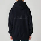 kiki25のニューホライズン(ホワイト) Heavyweight Zip Hoodie