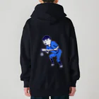 NIKORASU GOのこの夏おすすめ！野球デザイン「バント」＜文字なし＞（Tシャツ・パーカー・グッズ・ETC） Heavyweight Zip Hoodie