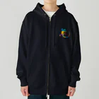 cuuyabowのカラフルヤモリ Heavyweight Zip Hoodie