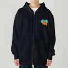 LalaHangeulのろっぷいやーらびっと　日本語バージョン Heavyweight Zip Hoodie