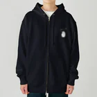 手書き家の俺のバックには7人の神がいるんだぜ米 Heavyweight Zip Hoodie