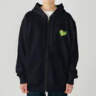 MZグラフィックスのスイートハート　黄色　イエロー Heavyweight Zip Hoodie