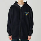 NIKORASU GOの野鳥デザイン「カワセミ」（Tシャツ・パーカー・ETC）） Heavyweight Zip Hoodie