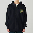 LalaHangeulのキンシコウ(金絲猴) Heavyweight Zip Hoodie