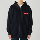 Mappila SHOPのフラットアースMAP 白01 Heavyweight Zip Hoodie