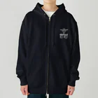 LalaHangeulのハングル　訓民正音デザイン② Heavyweight Zip Hoodie