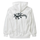 栗坊屋のリーフィーシードラゴン　白黒 Heavyweight Zip Hoodie