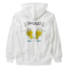 Handgestrickt Ju shopのヴァイスちゃんとProst！（乾杯！） Heavyweight Zip Hoodie