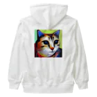 withCatsの真面目すぎてあまりモテないイケメン猫 Heavyweight Zip Hoodie