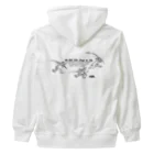 nanometerのnanometer『鳥獣戯画〜抜け駆け〜』ヘビーウェイトジップパーカー Heavyweight Zip Hoodie