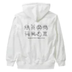 ariariartの動物大集合！（チャリティー） Heavyweight Zip Hoodie