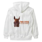 HorseSpaceTsumugiのマロンのTWO EYES Heavyweight Zip Hoodie