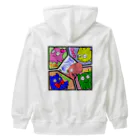 HxA paintshopのめんだこ一家 Heavyweight Zip Hoodie