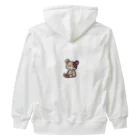 ゆるれあの「ぬ」ぬいぐるみ Heavyweight Zip Hoodie