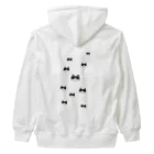 にゃんこのほねほねショップのはちわれさん Heavyweight Zip Hoodie