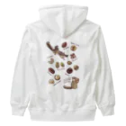 huroshikiのNUTS collection ナッツコレクション Heavyweight Zip Hoodie