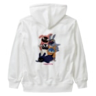 ヤママユ(ヤママユ・ペンギイナ)のうさぺん。 Heavyweight Zip Hoodie