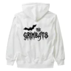 GRIMWORKSのGRIMBATS logo-1 Black ヘビーウェイトジップパーカー