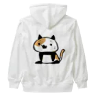 うさやのパンダ風味の三毛猫 Heavyweight Zip Hoodie