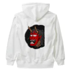 skm_frontの般若くん　タトゥー柄 Heavyweight Zip Hoodie