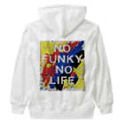 NO FUNKY NO LIFEのNO FUNKY NO LIFE ヘビーウェイトジップパーカー