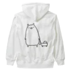 うさやのお散歩をするかわいいねこ Heavyweight Zip Hoodie