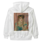 世界美術商店の女優ジャンヌ・サマリーの肖像 / Portrait of the Actress Jeanne Samary Heavyweight Zip Hoodie