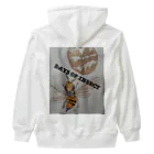 DAYS OF INSECTのこっちを見てるオオスズメバチ！ Heavyweight Zip Hoodie