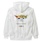 HeartToMeの喫茶　花猫珈琲　＜プリンアラモード＞ Heavyweight Zip Hoodie