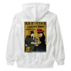 世界美術商店の超特急アブサン / Absinthe extra-supérieure J. Édouard Pernot Heavyweight Zip Hoodie