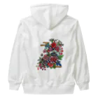 JapaneseArt Yui Shopの咲き誇れ Heavyweight Zip Hoodie