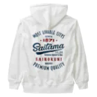 kg_shopの[★バック] Saitama -Vintage- (淡色Tシャツ専用) Heavyweight Zip Hoodie