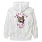 LONESOME TYPE ススのLove❤️Dogs（アメリカンピットブルテリア・赤鼻） Heavyweight Zip Hoodie