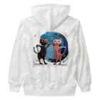 猫魚鳥時々犬等 arte♡のSuccessful Cats ♡ Heavyweight Zip Hoodie