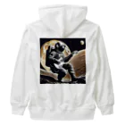 宇宙開発デザイン科の月面のギタリスト Heavyweight Zip Hoodie