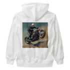 Yamapの仮面のバイク乗り Heavyweight Zip Hoodie