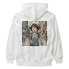 底辺の底辺好きな事を気ままに…。の走る元気な女の子 Heavyweight Zip Hoodie