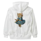 ハッピー・ディライト・ストアのバレリーナの子猫 Heavyweight Zip Hoodie