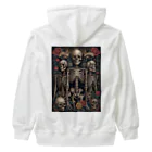 Skull sectionのドクロと薔薇 Heavyweight Zip Hoodie