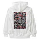 Skull sectionの薔薇とドクロ Heavyweight Zip Hoodie