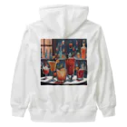 ReoReo-Artの冬のカクテルシリーズ Heavyweight Zip Hoodie