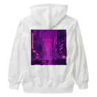 3tomo6's shopのpurple Heavyweight Zip Hoodie