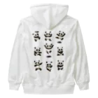 segasworksの功夫のパンダちゃん Heavyweight Zip Hoodie