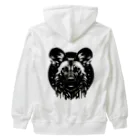 VogueVistaの African wild dog Heavyweight Zip Hoodie