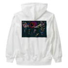 世界美術商店の円の周り / Around the circle Heavyweight Zip Hoodie