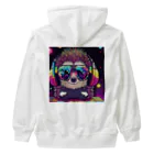 yu-tata-yuのアゲ上げ！DJハリネズミくん Heavyweight Zip Hoodie