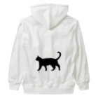 Teatime ティータイムの黒猫は見ていた　ねこ Heavyweight Zip Hoodie