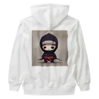 d-design-labのかわいい忍者のイラストグッズ Heavyweight Zip Hoodie