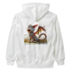 nekodoragonのおはようあくび！猫ドラゴン Heavyweight Zip Hoodie